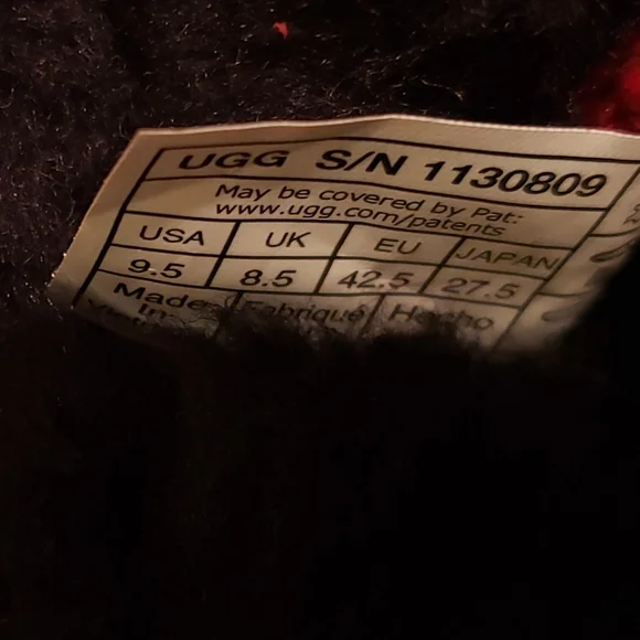 UGG red suede mens boots size 9,5 - Picture 2 of 7